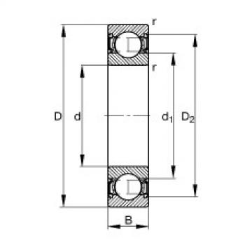 Подшипник 61907-2RSR FAG