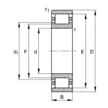 Подшипник N204-E-TVP2 FAG