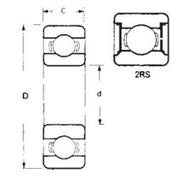 Подшипник 6001-2RS FBJ