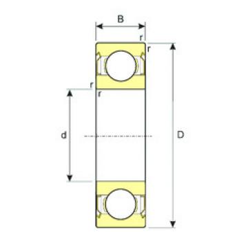 Подшипник R1-4ZZ ISB