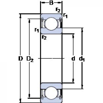 Подшипник D/W SRI-1634-2ZS SKF