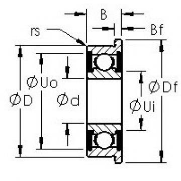 Подшипник F684H-2RS AST