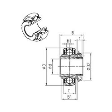 Подшипник UK215+H SNR