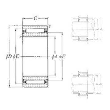 Подшипник NAO-45×72×20 NTN