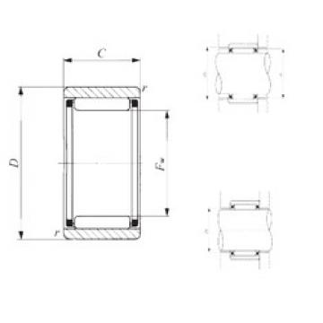 Подшипник RNAF 101710 IKO