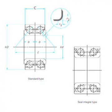 Подшипник DAC40740042 ISO