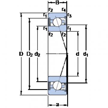 Подшипник S7014 CE/P4A SKF