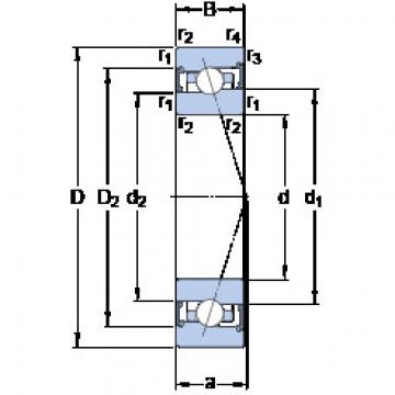 Подшипник S7011 ACB/P4A SKF