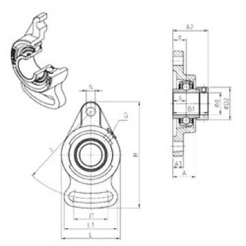 Подшипник EXFA208 SNR