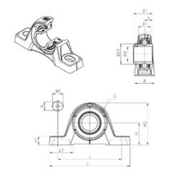 Подшипник UCPE205 SNR