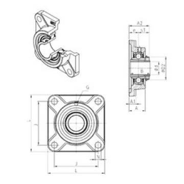 Подшипник UKF317H SNR