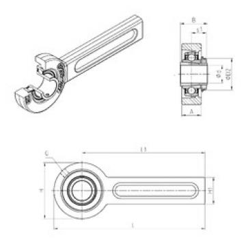 Подшипник UKSP210H SNR