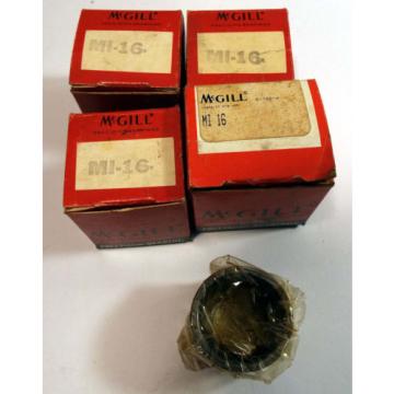 4 NEW MCGILL MI-16 INNER RACE BEARINGS