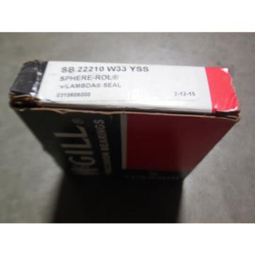 New McGill Spherical Roller Bearing SB22210W33YSS