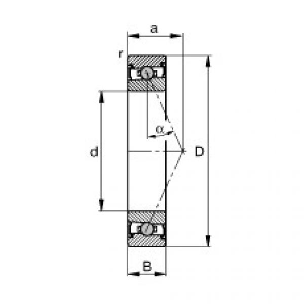 Подшипник HCS71909-E-T-P4S FAG #1 image