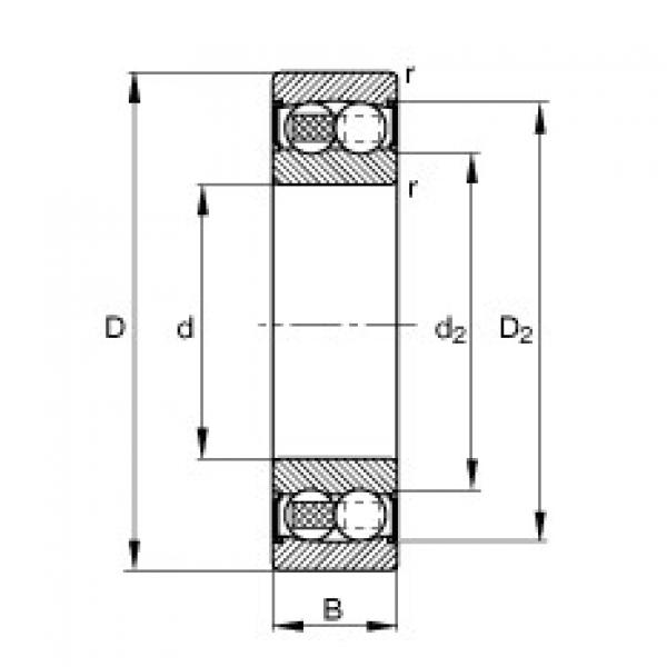 Подшипник 2206-2RS-TVH FAG #1 image