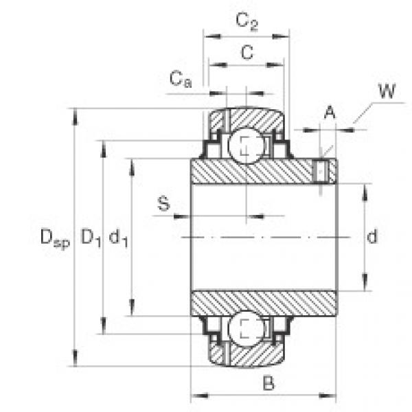 Подшипник GY1008-KRR-B-AS2/V INA #1 image