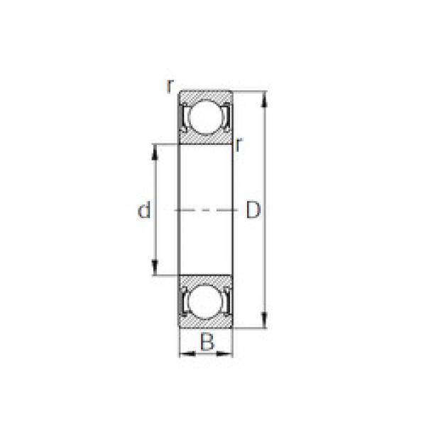 Подшипник 6210-2RS CYSD #1 image