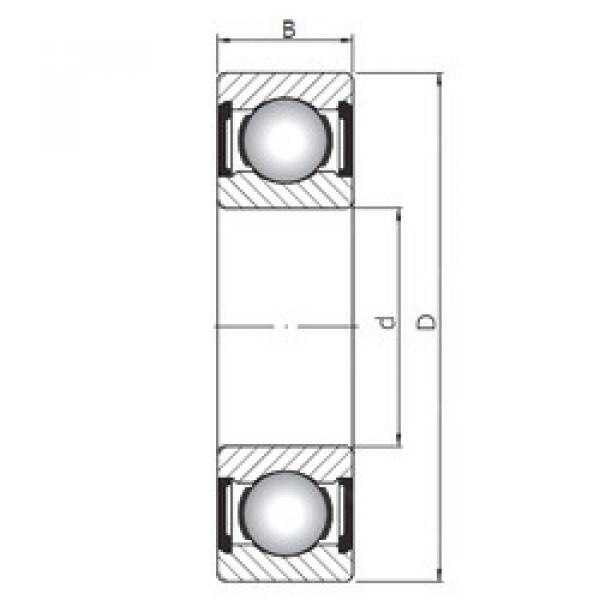 Подшипник 6019 ZZ CX #1 image