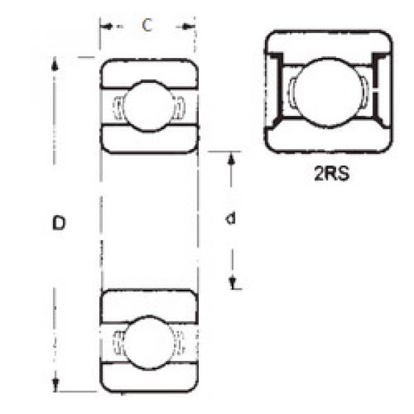 Подшипник 1605-2RS FBJ #1 image