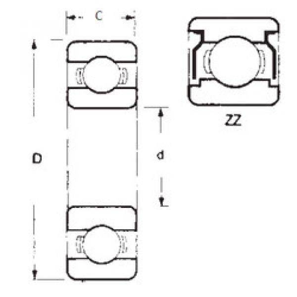 Подшипник 6919ZZ FBJ #1 image