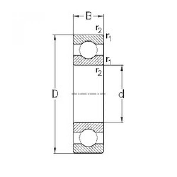 Подшипник 6011 NKE #1 image