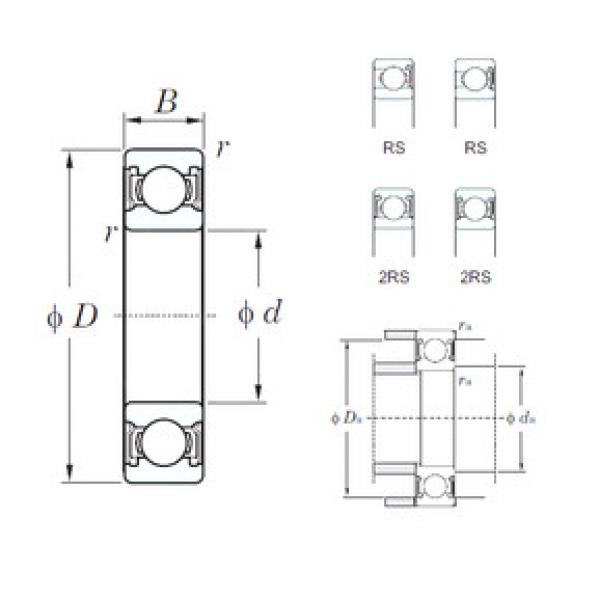 Подшипник 6208-2RS KOYO #1 image