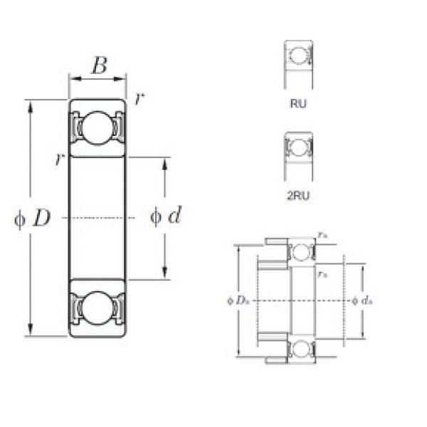 Подшипник 6016-2RU KOYO #1 image