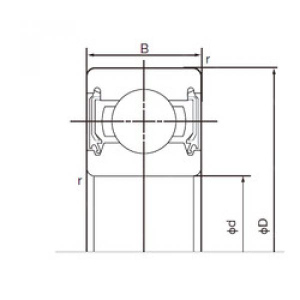 Подшипник 6203-2NSE NACHI #1 image