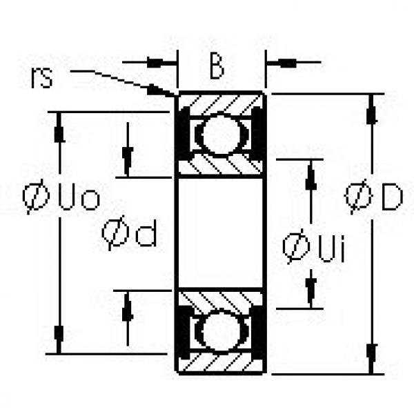 Подшипник 6017-2RS AST #1 image