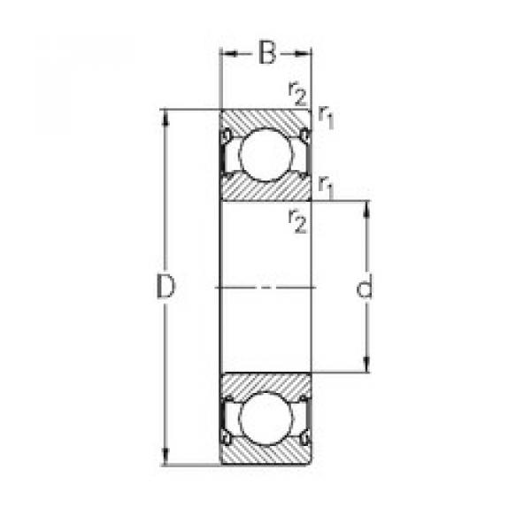 Bantalan 61800-2Z NKE #1 image