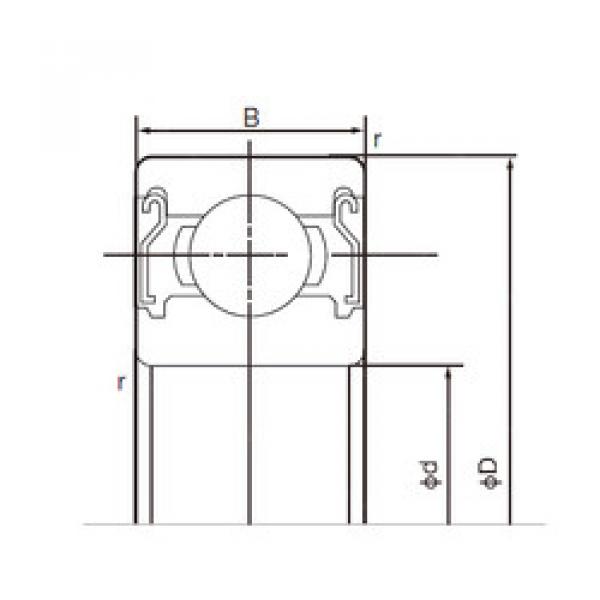 Подшипник 6222ZZ NACHI #1 image