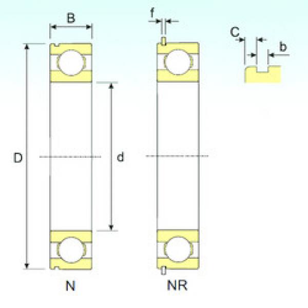 Подшипник 6024 NR ISB #1 image