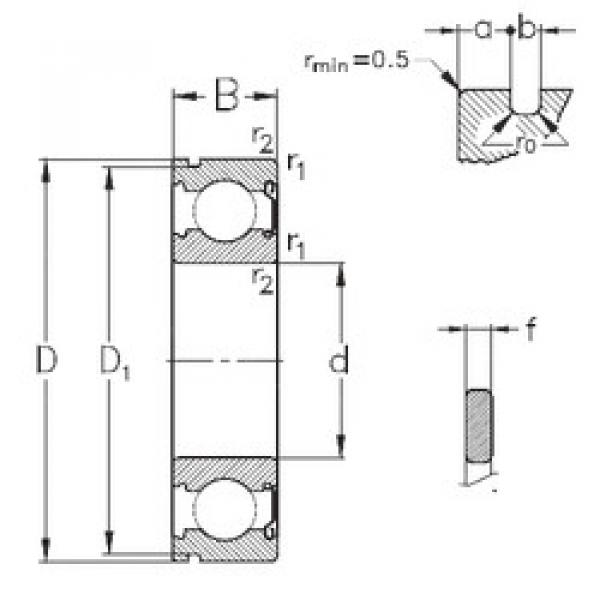 Подшипник 6309-Z-NR NKE #1 image