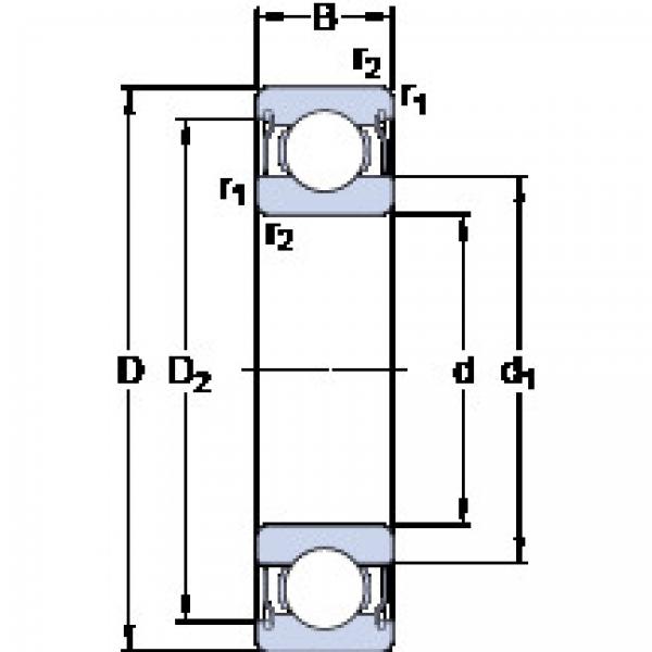 Подшипник D/W SRI-1634-2ZS SKF #1 image