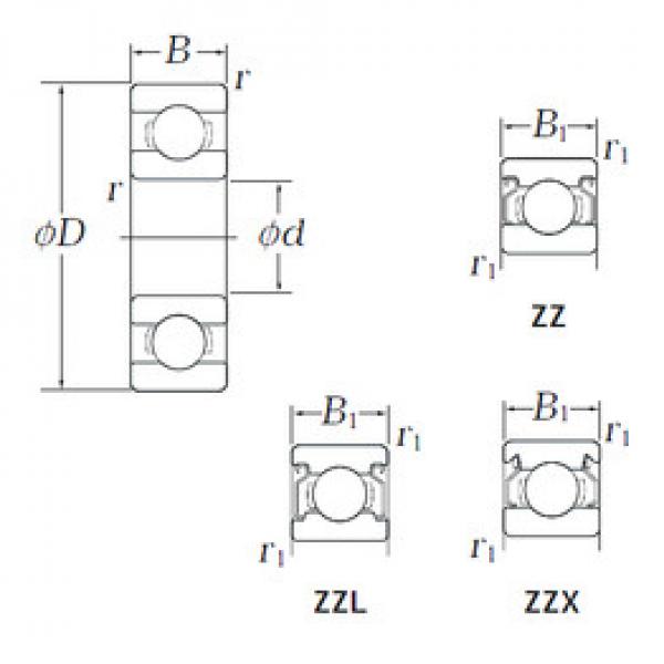 Подшипник WOB79 ZZX KOYO #1 image