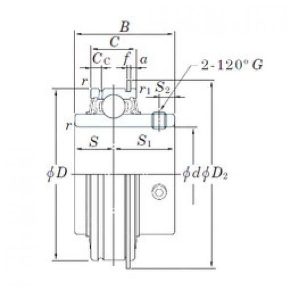 Подшипник ER207-21 KOYO #1 image