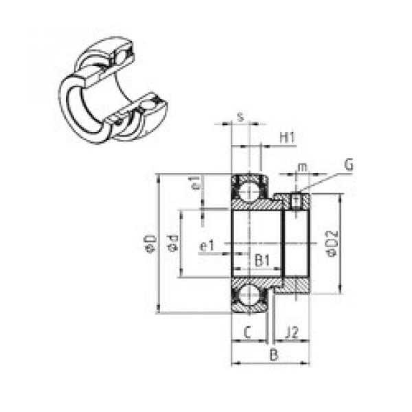 Подшипник ES208 SNR #1 image