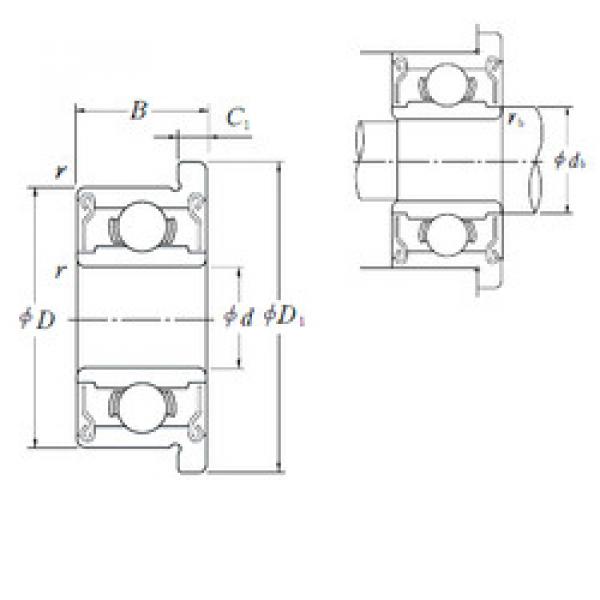 Подшипник FR 4B ZZ NSK #1 image