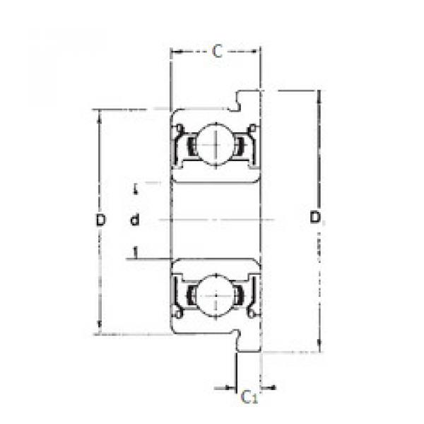 Подшипник F604ZZ FBJ #1 image