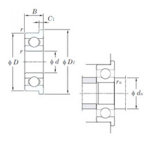 Подшипник F691 KOYO #1 image