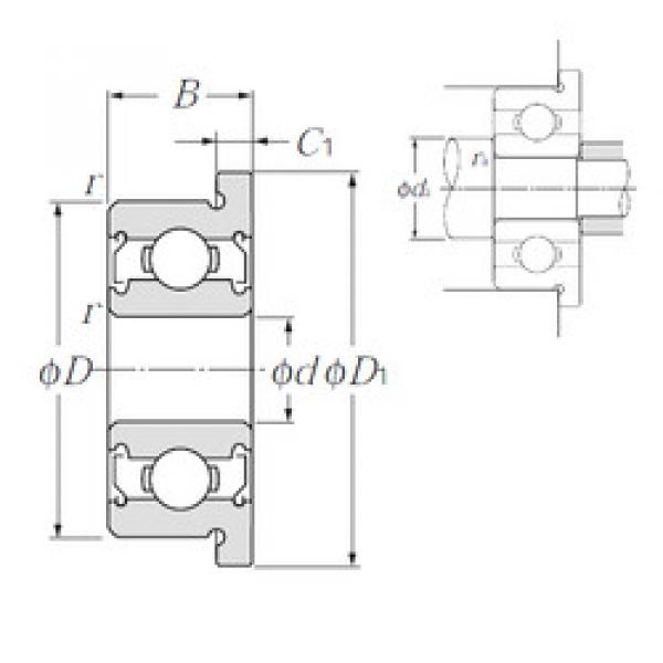 Подшипник FLBC8-14ZZ NTN #1 image