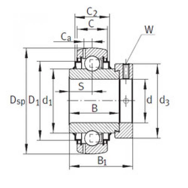 Подшипник GE70-KRR-B-FA164 INA #1 image