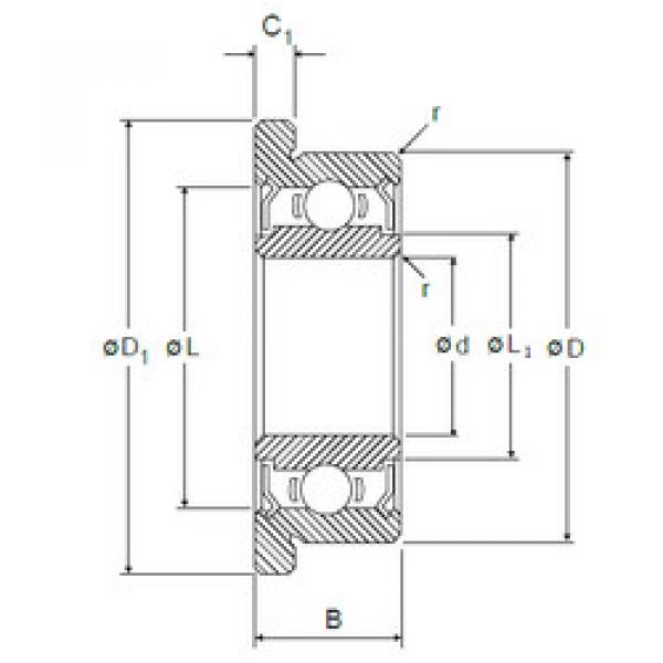 Подшипник RIF-21/2ZZ NMB #1 image