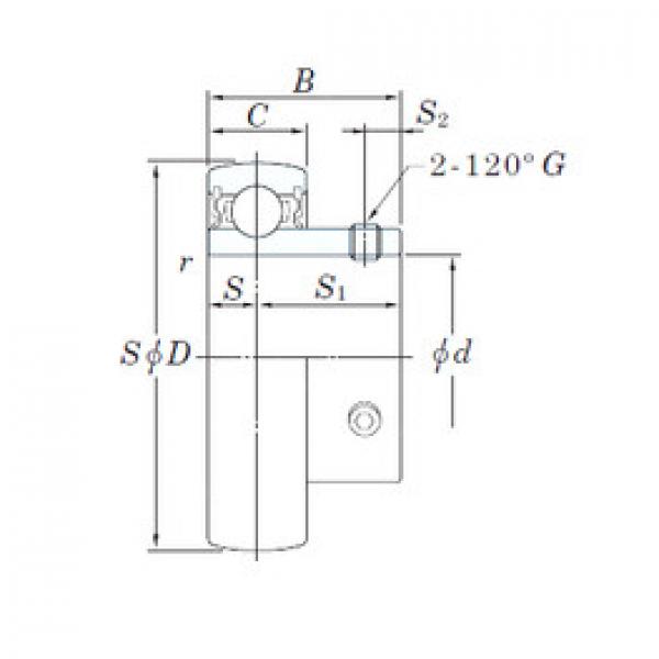 Подшипник UC201-8 KOYO #1 image