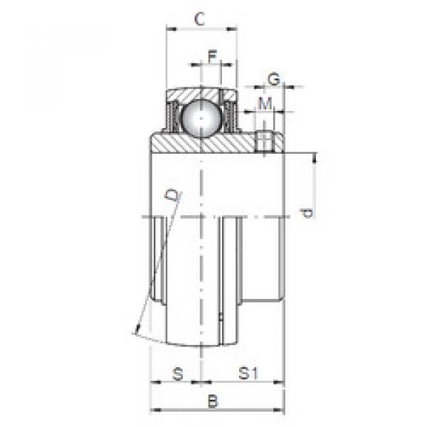 Подшипник UC209 CX #1 image