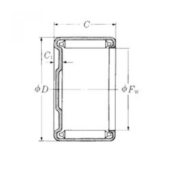 Подшипник M-1681 NSK #1 image