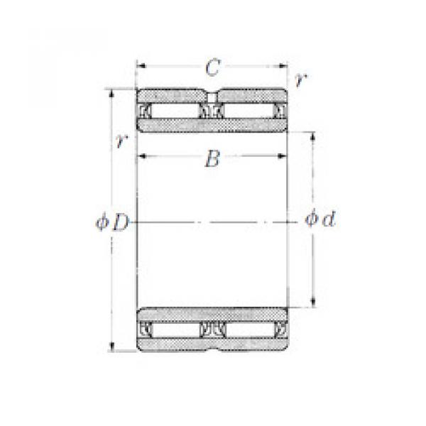 Подшипник NAFW355034 NSK #1 image