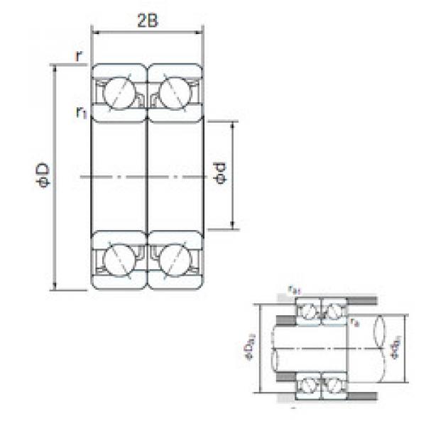 Подшипник 7000CDB NACHI #1 image