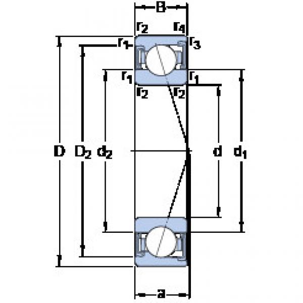 Подшипник S7009 CD/P4A SKF #1 image